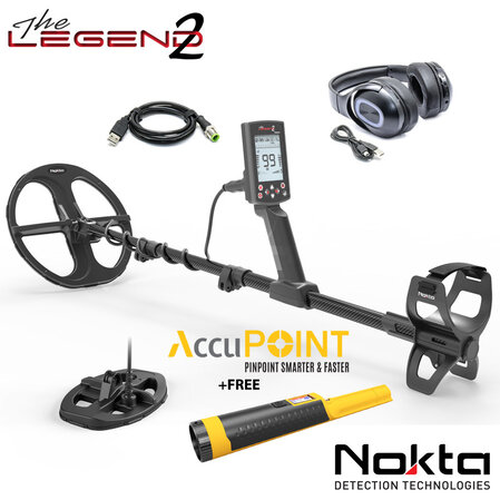 Nokta The LEGEND 2 металдетектор + ACCU POINT Lite пинпойнтер подарък